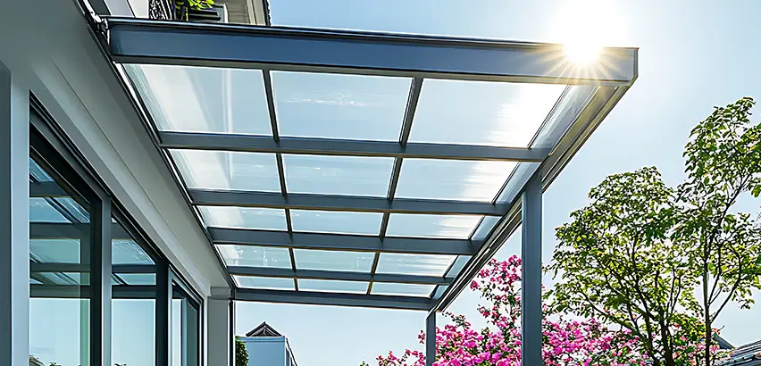 Glass Patio Roof Installation in Burlington
