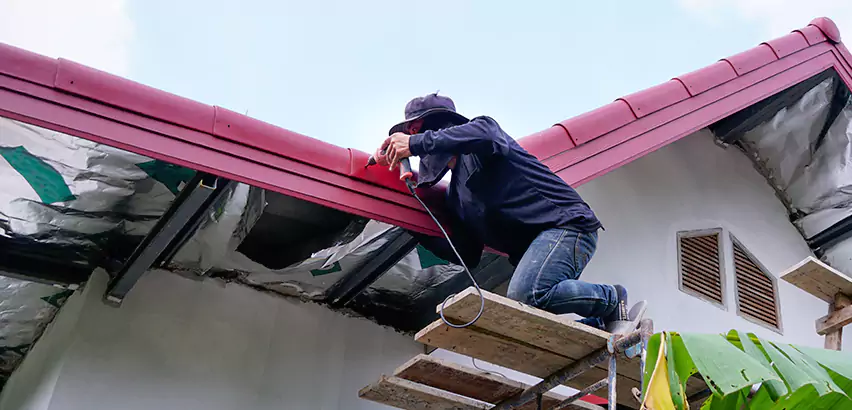 Residential Wind Damage Roof Repair in Burlington